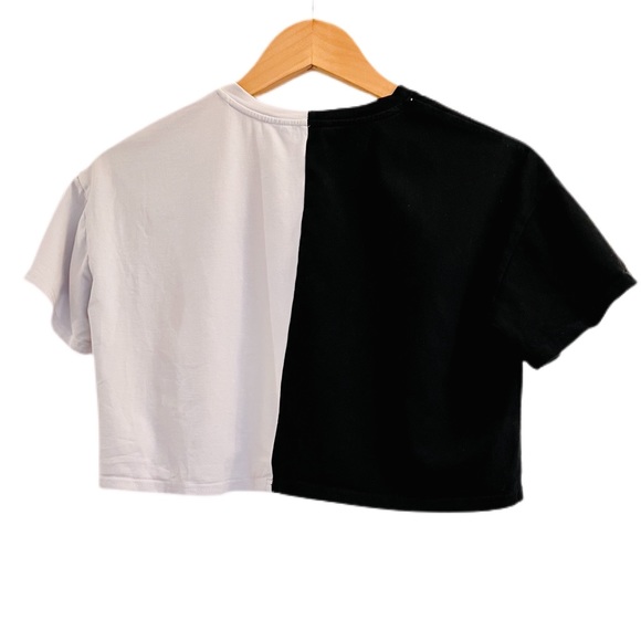 ♥️SOLD♥️SHEIN Girls Two Tone Butterfly Embroidery Top & Grid Pants Set - Picture 6 of 12